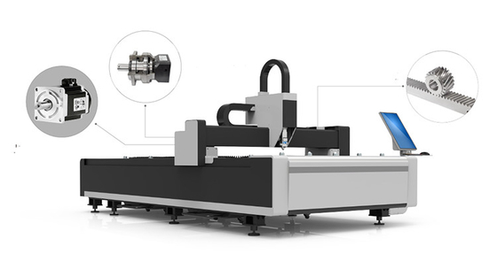 Máy cắt Laser sợi quang 2kW bằng thép không gỉ Hoàn toàn tự động 1mm 2mm 3mm